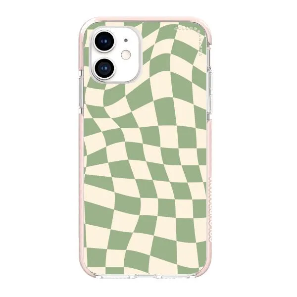 iPhone Case - Swirled Checkered