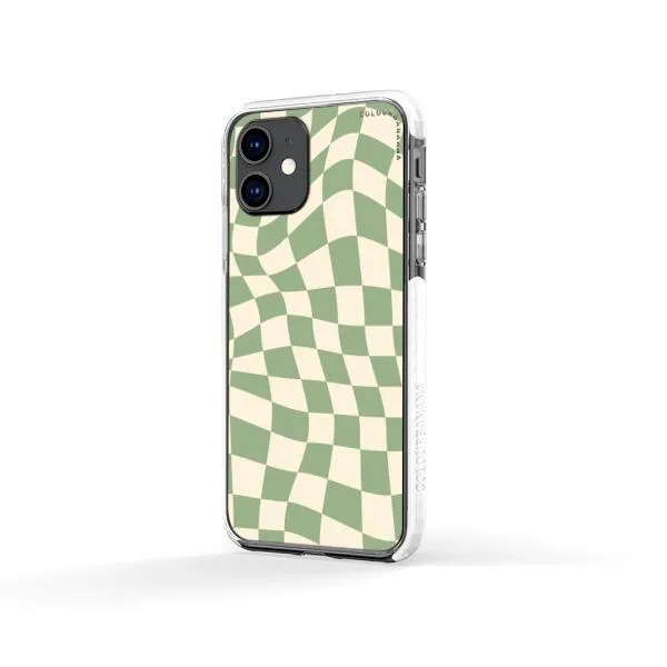 iPhone Case - Swirled Checkered
