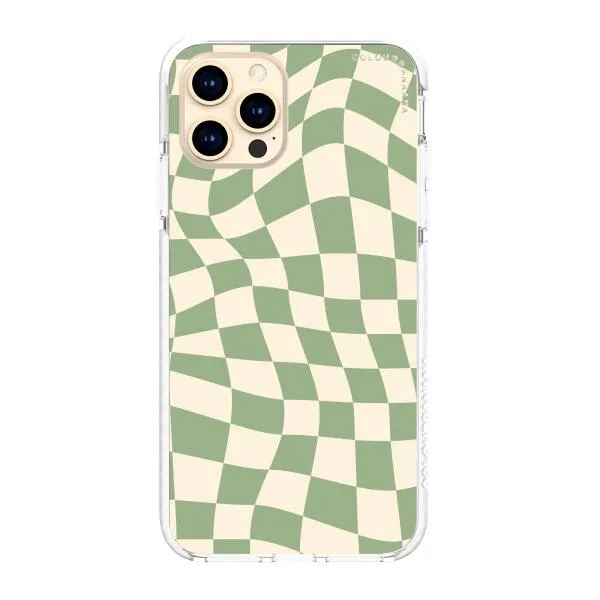 iPhone Case - Swirled Checkered
