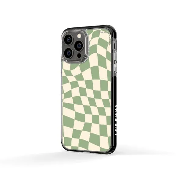 iPhone Case - Swirled Checkered