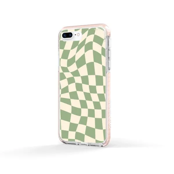 iPhone Case - Swirled Checkered