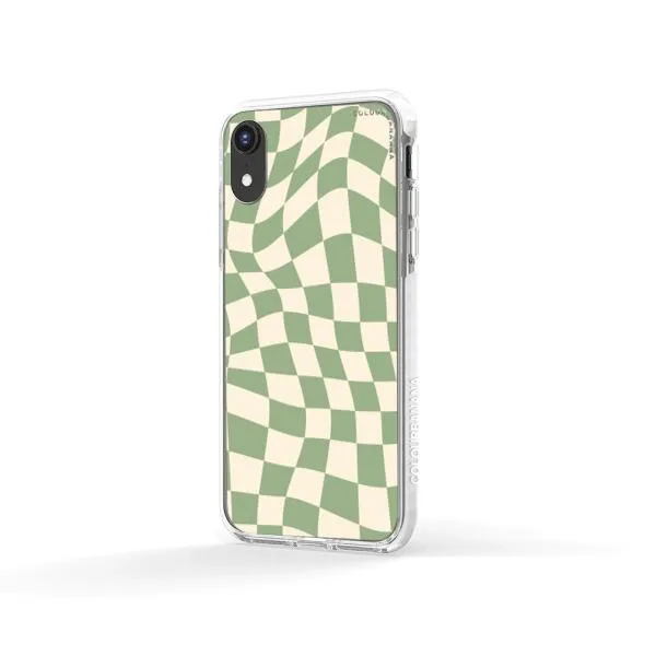 iPhone Case - Swirled Checkered