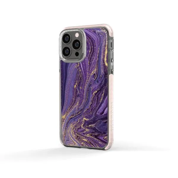 iPhone Case - Ultra Violet Purple Marble