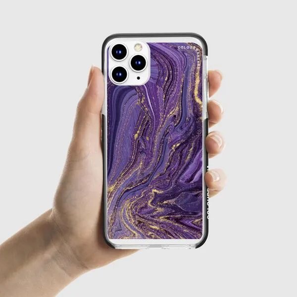 iPhone Case - Ultra Violet Purple Marble