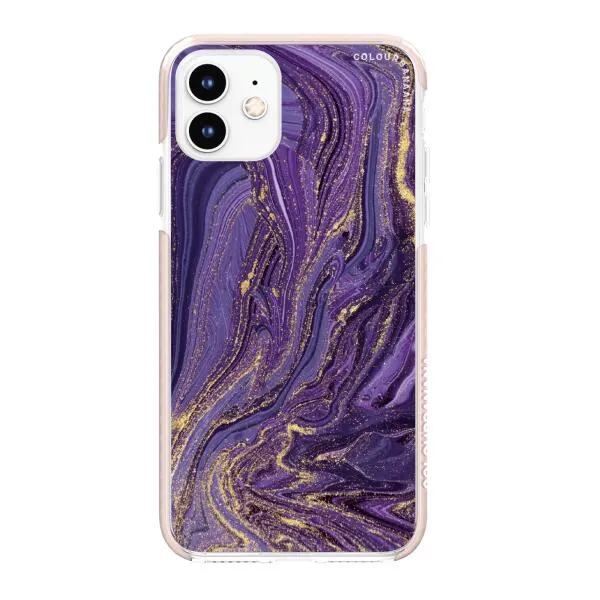 iPhone Case - Ultra Violet Purple Marble