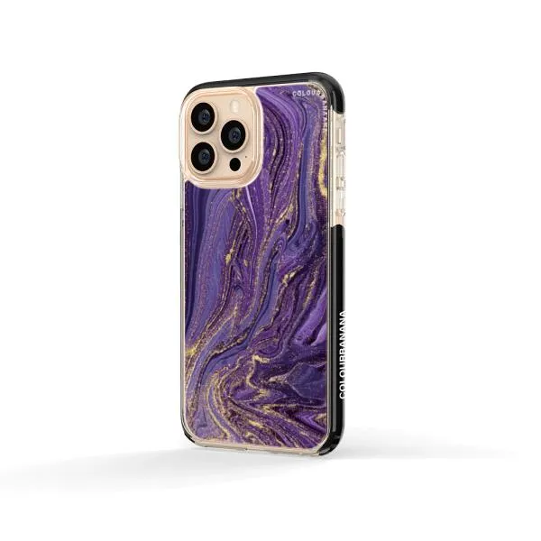 iPhone Case - Ultra Violet Purple Marble
