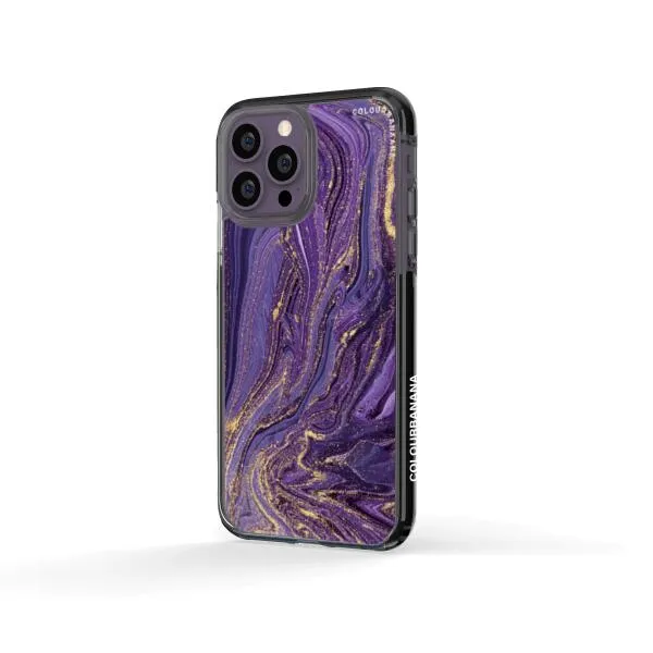 iPhone Case - Ultra Violet Purple Marble
