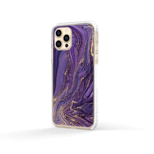 iPhone Case - Ultra Violet Purple Marble