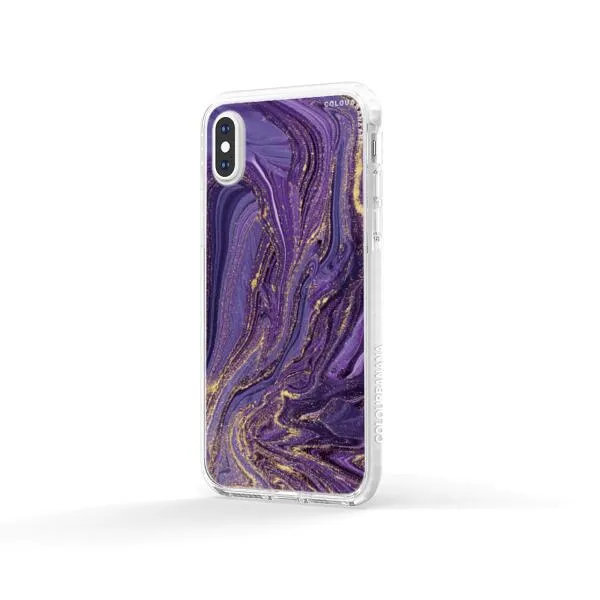 iPhone Case - Ultra Violet Purple Marble