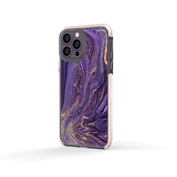 iPhone Case - Ultra Violet Purple Marble