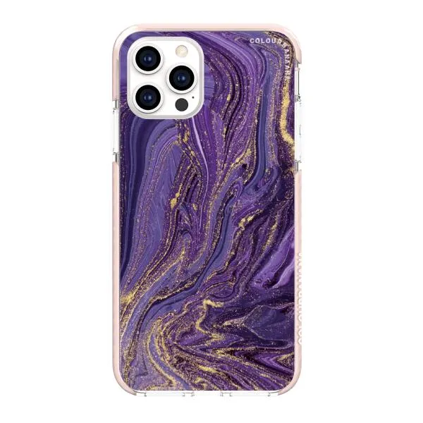iPhone Case - Ultra Violet Purple Marble