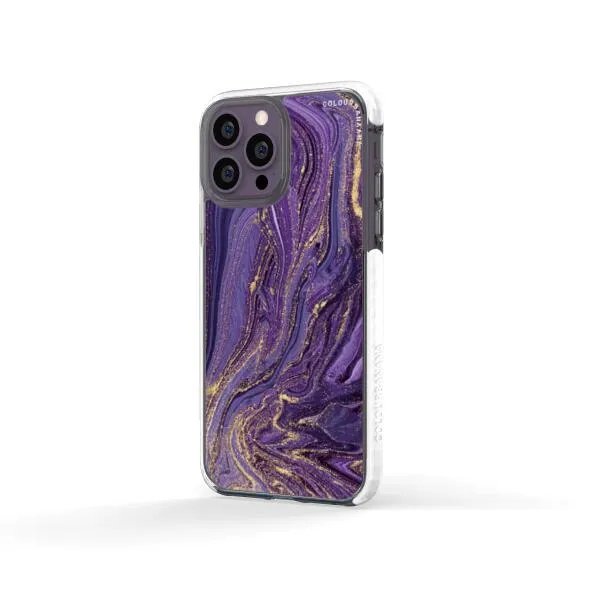iPhone Case - Ultra Violet Purple Marble