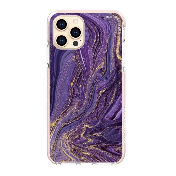 iPhone Case - Ultra Violet Purple Marble