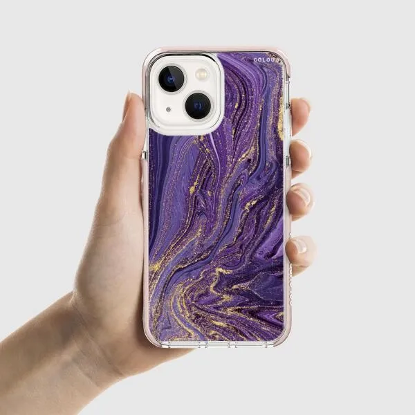iPhone Case - Ultra Violet Purple Marble