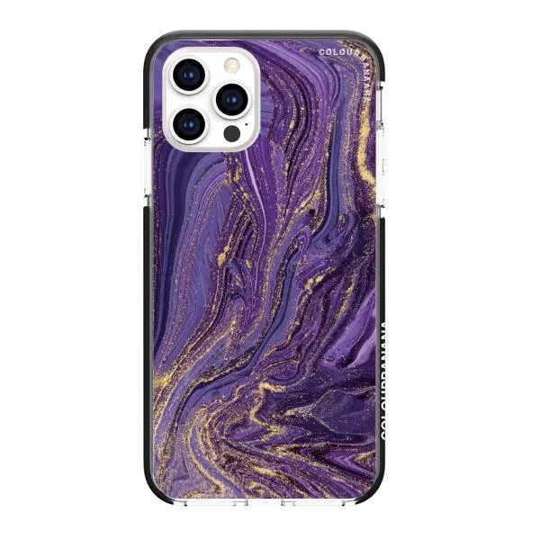 iPhone Case - Ultra Violet Purple Marble