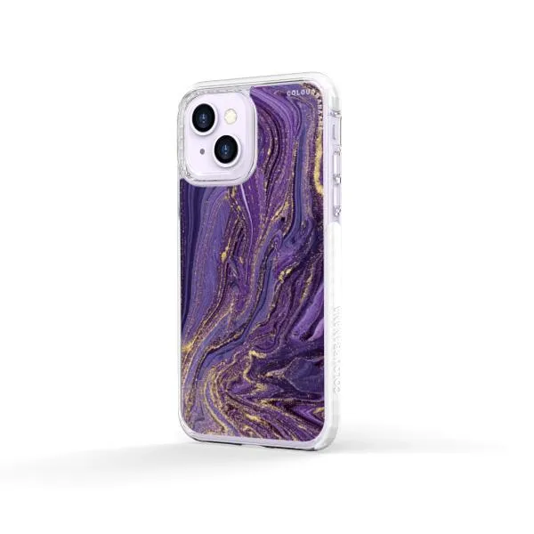 iPhone Case - Ultra Violet Purple Marble