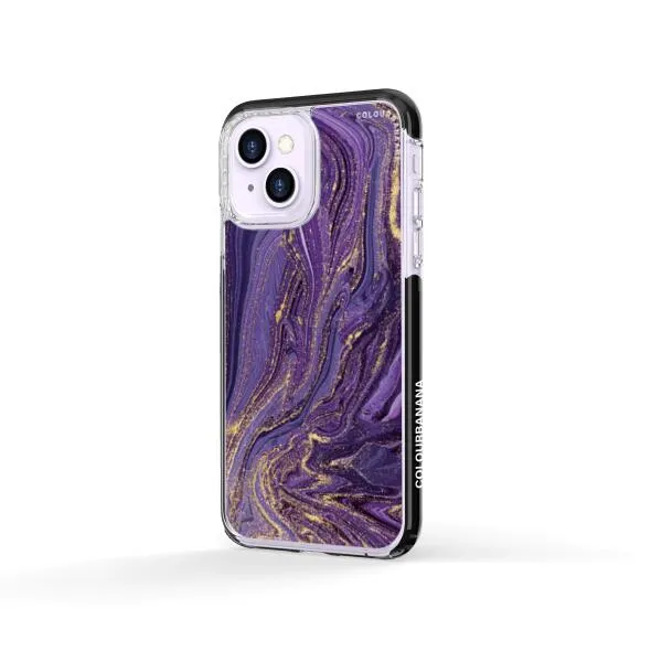 iPhone Case - Ultra Violet Purple Marble