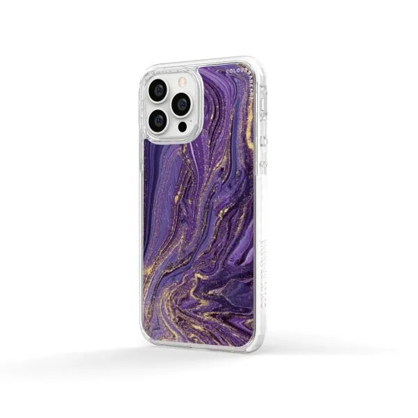 iPhone Case - Ultra Violet Purple Marble