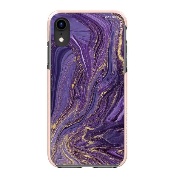 iPhone Case - Ultra Violet Purple Marble