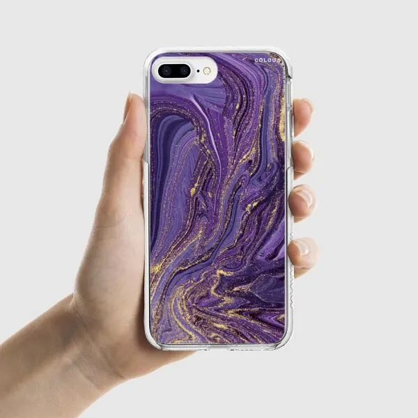 iPhone Case - Ultra Violet Purple Marble