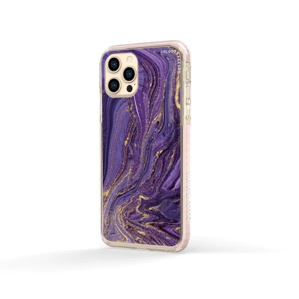 iPhone Case - Ultra Violet Purple Marble