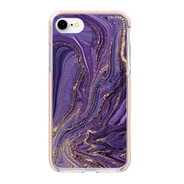 iPhone Case - Ultra Violet Purple Marble