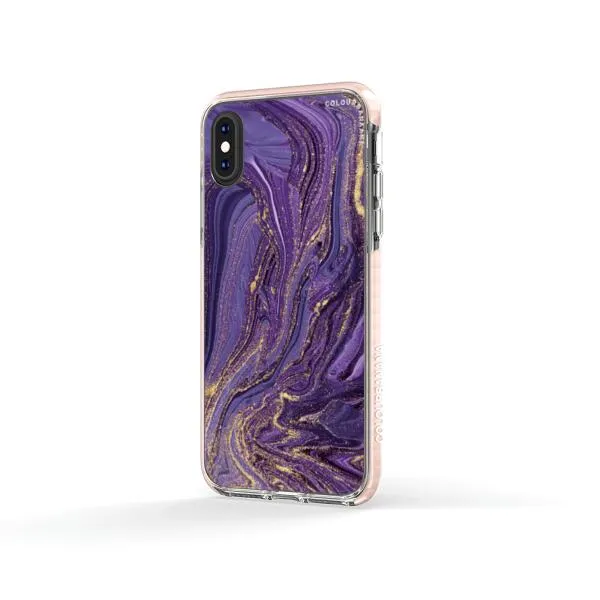 iPhone Case - Ultra Violet Purple Marble