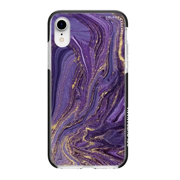 iPhone Case - Ultra Violet Purple Marble