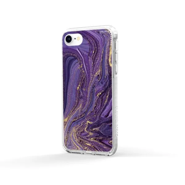 iPhone Case - Ultra Violet Purple Marble