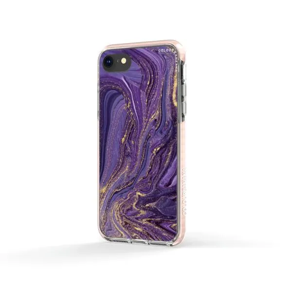 iPhone Case - Ultra Violet Purple Marble