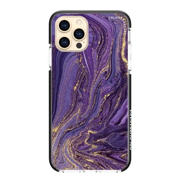 iPhone Case - Ultra Violet Purple Marble