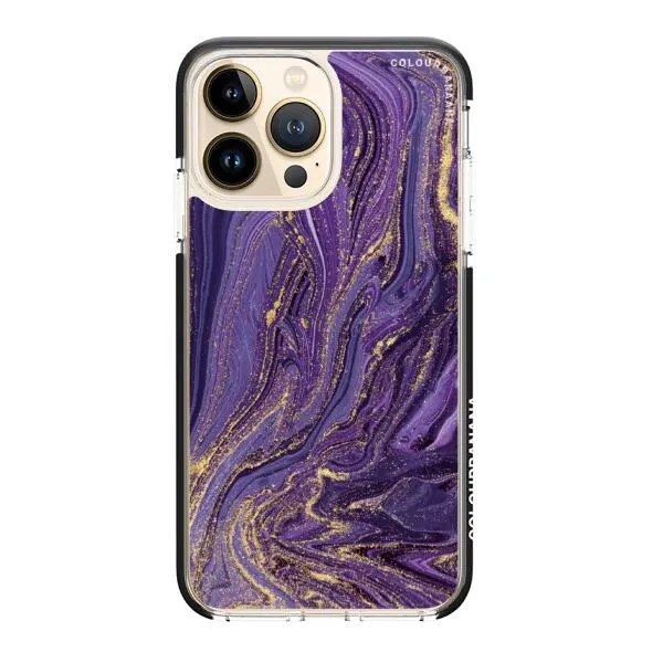 iPhone Case - Ultra Violet Purple Marble