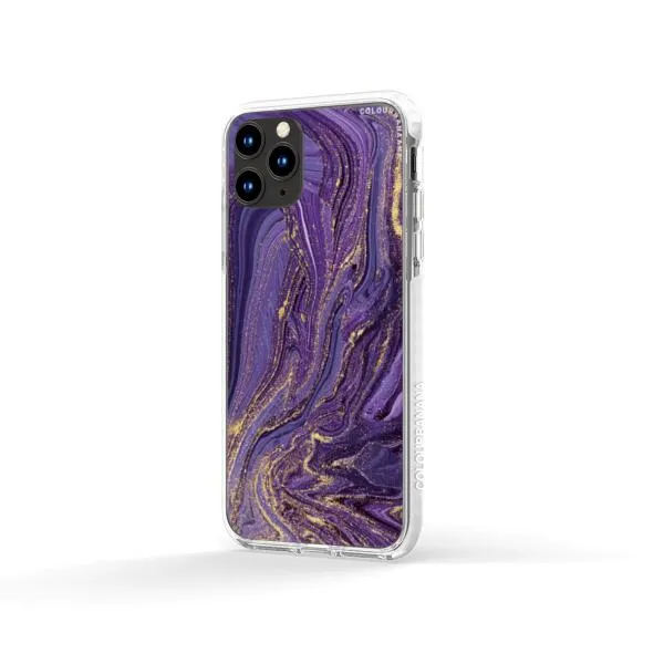 iPhone Case - Ultra Violet Purple Marble