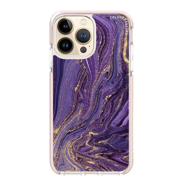 iPhone Case - Ultra Violet Purple Marble
