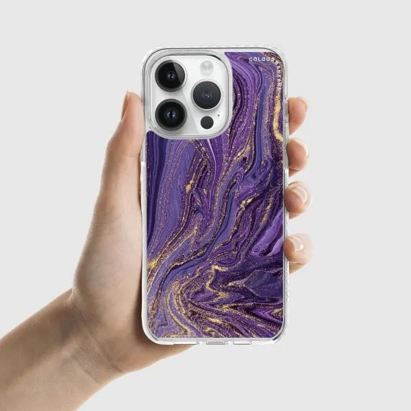 iPhone Case - Ultra Violet Purple Marble