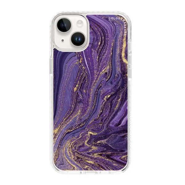 iPhone Case - Ultra Violet Purple Marble