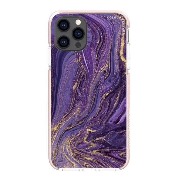 iPhone Case - Ultra Violet Purple Marble