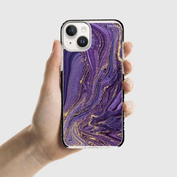 iPhone Case - Ultra Violet Purple Marble