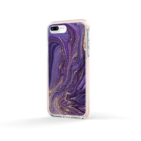 iPhone Case - Ultra Violet Purple Marble