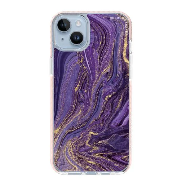 iPhone Case - Ultra Violet Purple Marble