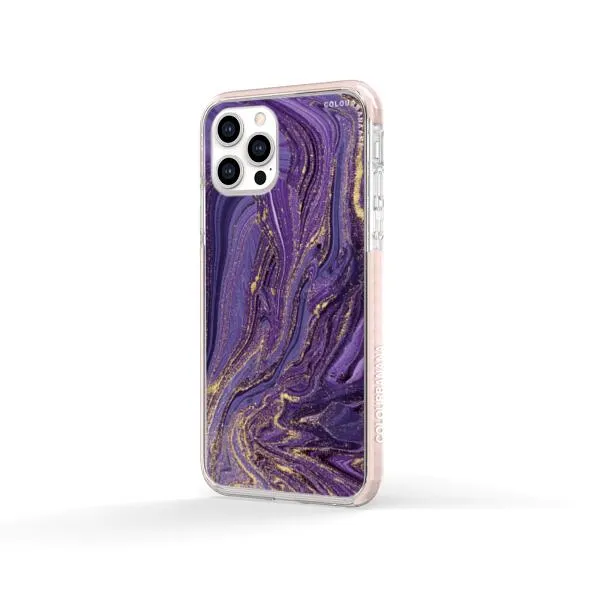 iPhone Case - Ultra Violet Purple Marble