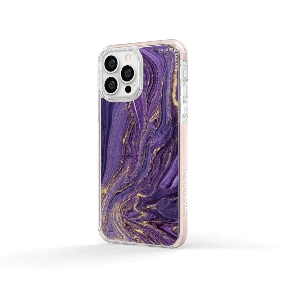 iPhone Case - Ultra Violet Purple Marble