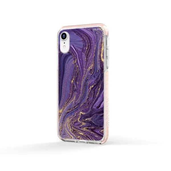 iPhone Case - Ultra Violet Purple Marble