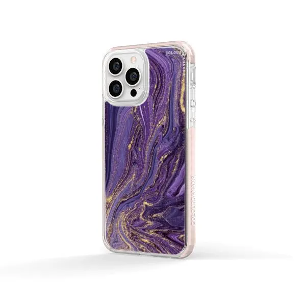 iPhone Case - Ultra Violet Purple Marble