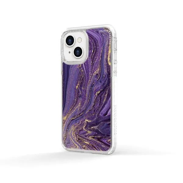 iPhone Case - Ultra Violet Purple Marble