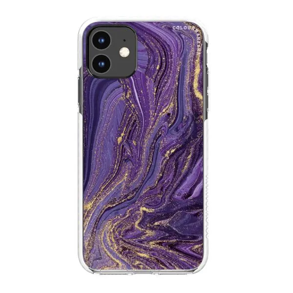 iPhone Case - Ultra Violet Purple Marble