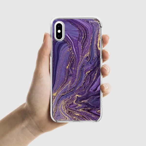 iPhone Case - Ultra Violet Purple Marble