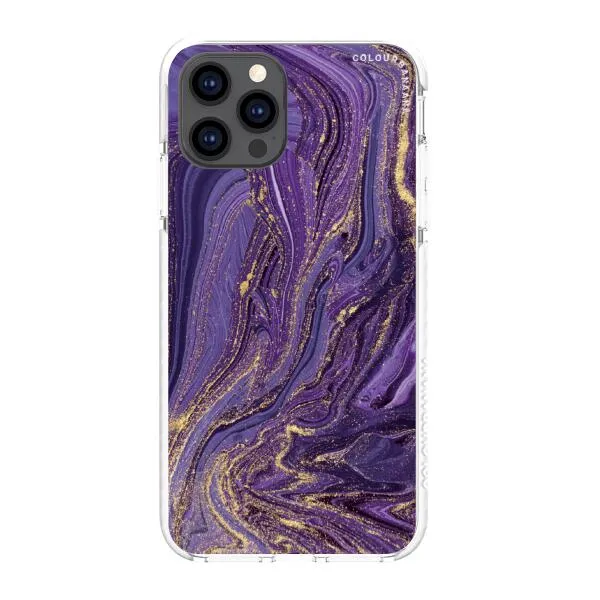iPhone Case - Ultra Violet Purple Marble