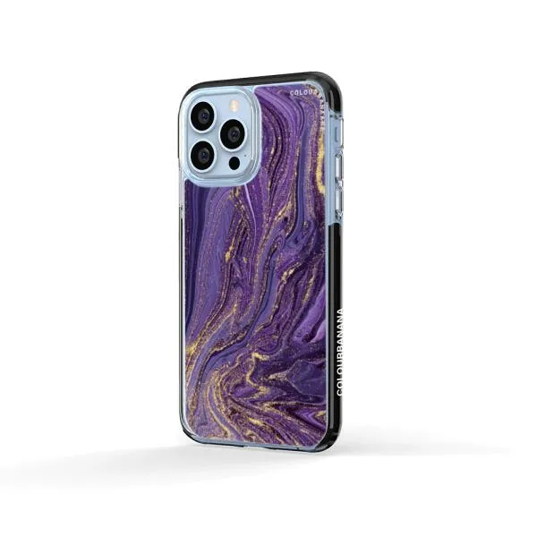 iPhone Case - Ultra Violet Purple Marble