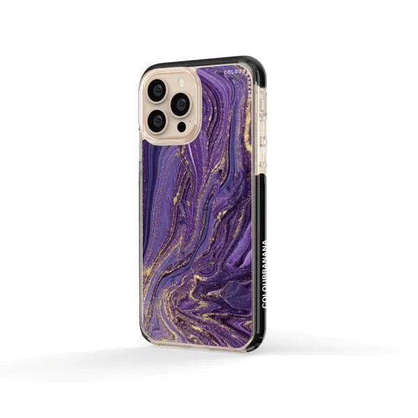 iPhone Case - Ultra Violet Purple Marble